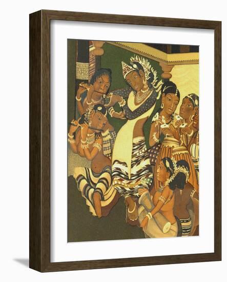 Cave 1 at Ajanta, India-null-Framed Giclee Print