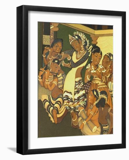 Cave 1 at Ajanta, India-null-Framed Giclee Print