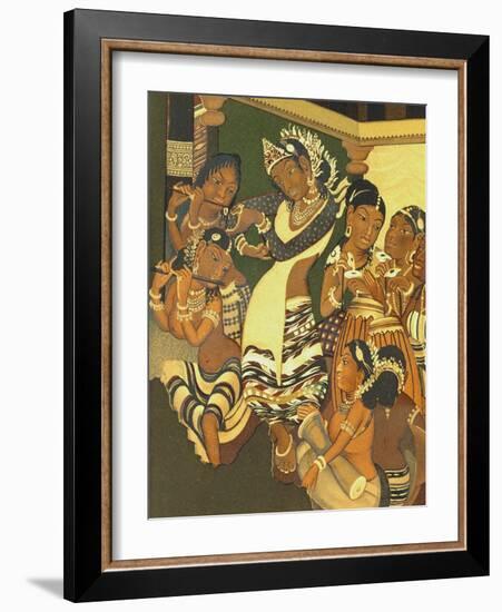 Cave 1 at Ajanta, India-null-Framed Giclee Print