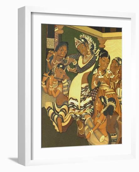 Cave 1 at Ajanta, India-null-Framed Giclee Print