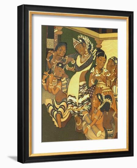 Cave 1 at Ajanta, India-null-Framed Giclee Print