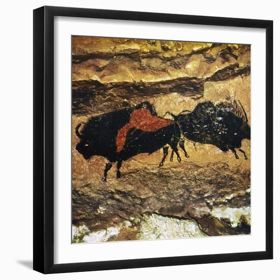 Cave Art: Bison-null-Framed Photographic Print