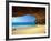 Cave at French Bay, San Salvador Island, Bahamas-Greg Johnston-Framed Photographic Print