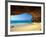 Cave at French Bay, San Salvador Island, Bahamas-Greg Johnston-Framed Photographic Print