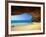 Cave at French Bay, San Salvador Island, Bahamas-Greg Johnston-Framed Photographic Print