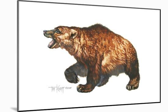 Cave Bear-Tim Knepp-Mounted Giclee Print