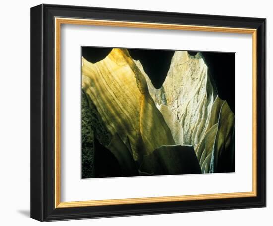 Cave Decorations and Grotto, Carlsbad Caverns National Park, New Mexico, USA-Scott T. Smith-Framed Photographic Print