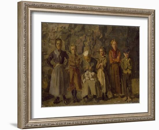 Cave Dwellers, Dieppe, 1907-Harold Gilman-Framed Giclee Print