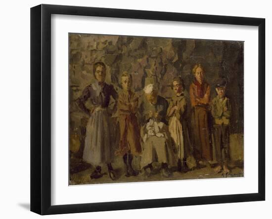 Cave Dwellers, Dieppe, 1907-Harold Gilman-Framed Giclee Print