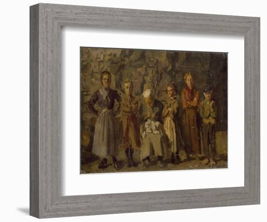 Cave Dwellers, Dieppe, 1907-Harold Gilman-Framed Giclee Print