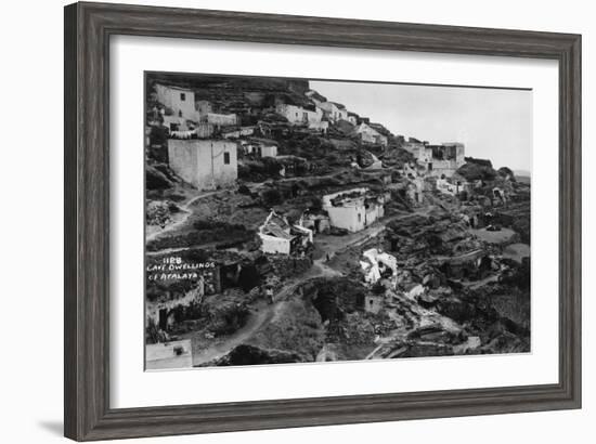 Cave Dwellings of Atalaya, Gran Canaria, Canary Islands, Spain, 20th Century-null-Framed Giclee Print