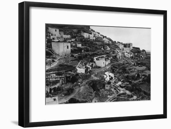 Cave Dwellings of Atalaya, Gran Canaria, Canary Islands, Spain, 20th Century-null-Framed Giclee Print