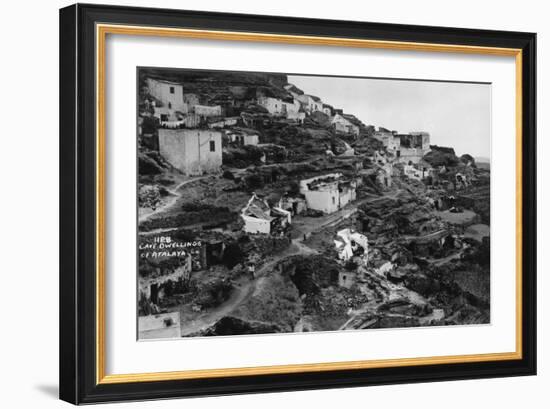 Cave Dwellings of Atalaya, Gran Canaria, Canary Islands, Spain, 20th Century-null-Framed Giclee Print