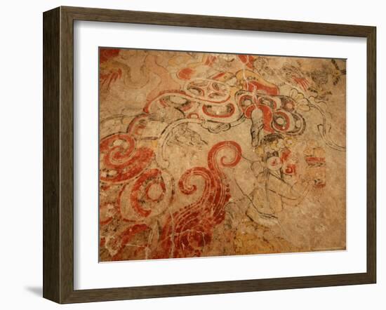 Cave Mouth of the Underworld, Entrance to Flower Mountain, Maya, San Bartolo, Guatemala-Kenneth Garrett-Framed Photographic Print