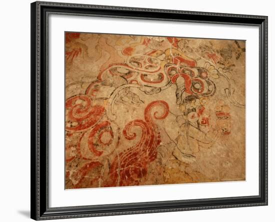 Cave Mouth of the Underworld, Entrance to Flower Mountain, Maya, San Bartolo, Guatemala-Kenneth Garrett-Framed Photographic Print