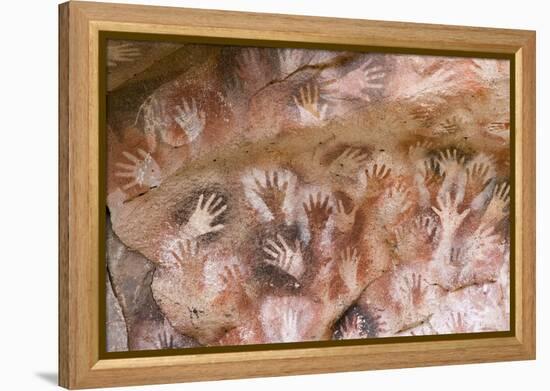 Cave of Hands in Patagonia, Argentina-Paul Souders-Framed Premier Image Canvas