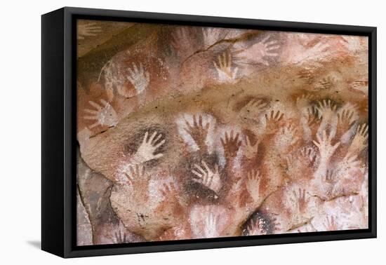 Cave of Hands in Patagonia, Argentina-Paul Souders-Framed Premier Image Canvas