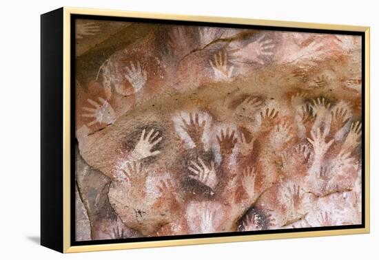 Cave of Hands in Patagonia, Argentina-Paul Souders-Framed Premier Image Canvas