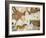 Cave of Lascaux, Ceiling of the Diverticulum: a Horse and Three Cows, C. 17,000 BC-null-Framed Giclee Print