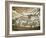 Cave of Lascaux, Great Hall, Left Wall: First Bull, Red Horse, Brown Horses, C. 17,000 BC-null-Framed Giclee Print