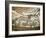 Cave of Lascaux, Great Hall, Left Wall: First Bull, Red Horse, Brown Horses, C. 17,000 BC-null-Framed Giclee Print