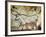 Cave of Lascaux, Great Hall, Left Wall: Second Bull, Below: Kneeling Red Cow, C. 17,000 BC-null-Framed Giclee Print