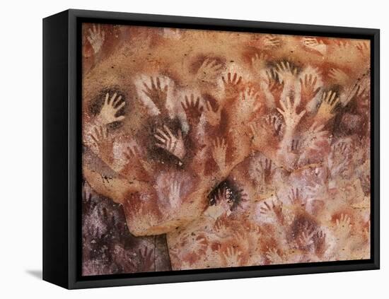 Cave of the Hands, Argentina-Javier Trueba-Framed Premier Image Canvas