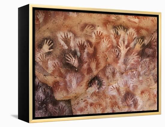 Cave of the Hands, Argentina-Javier Trueba-Framed Premier Image Canvas