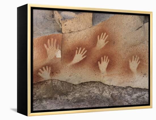 Cave of the Hands, Argentina-Javier Trueba-Framed Premier Image Canvas