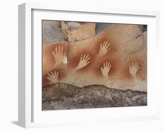 Cave of the Hands, Argentina-Javier Trueba-Framed Photographic Print