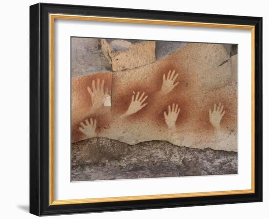 Cave of the Hands, Argentina-Javier Trueba-Framed Photographic Print