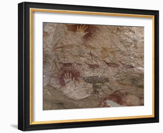 Cave of the Hands, Argentina-Javier Trueba-Framed Photographic Print