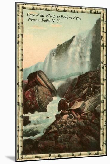 Cave of the Winds, Niagara Falls, New York-null-Mounted Art Print