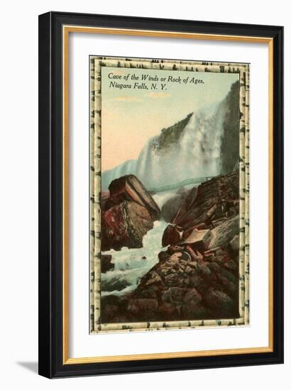 Cave of the Winds, Niagara Falls, New York-null-Framed Art Print