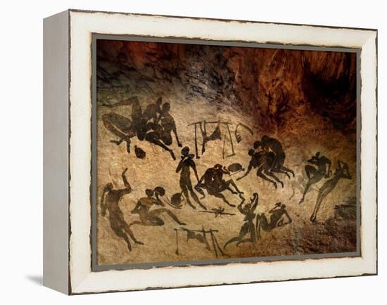 Cave Painting, Artwork-SMETEK-Framed Premier Image Canvas