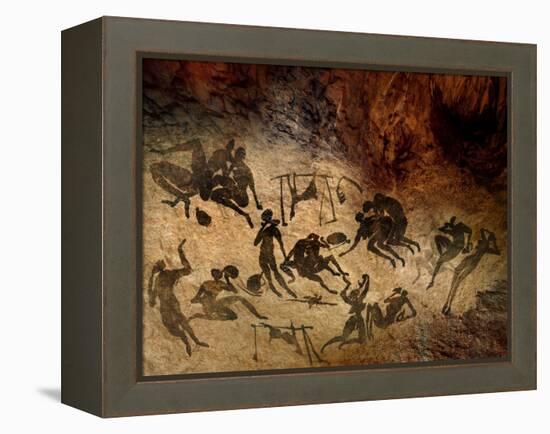 Cave Painting, Artwork-SMETEK-Framed Premier Image Canvas