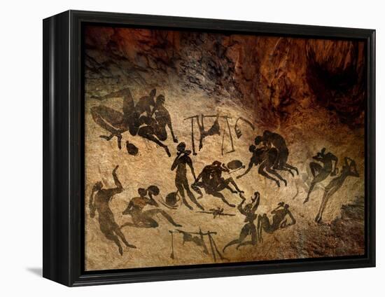 Cave Painting, Artwork-SMETEK-Framed Premier Image Canvas