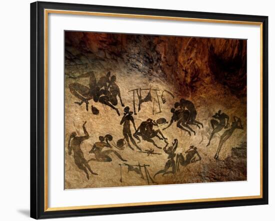 Cave Painting, Artwork-SMETEK-Framed Photographic Print