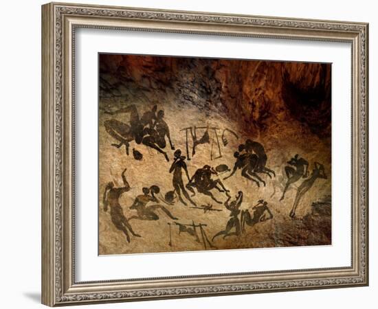 Cave Painting, Artwork-SMETEK-Framed Photographic Print