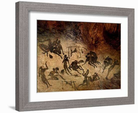 Cave Painting, Artwork-SMETEK-Framed Photographic Print