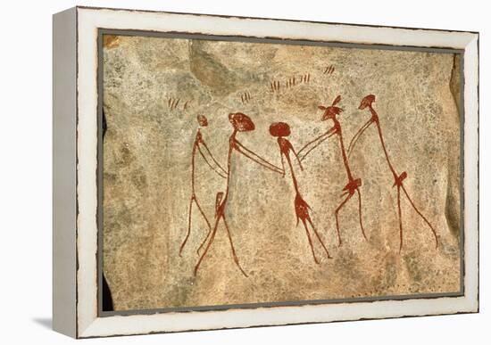 Cave Painting: Kolo Figures Depicting An Abduction-Sinclair Stammers-Framed Premier Image Canvas