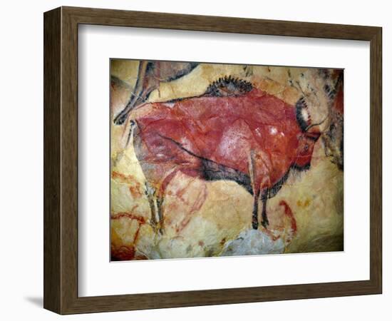 Cave Painting of Bison at Altamira-null-Framed Photographic Print