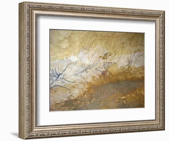 Cave Painting of Swimming Stags at Lascaux-null-Framed Photographic Print