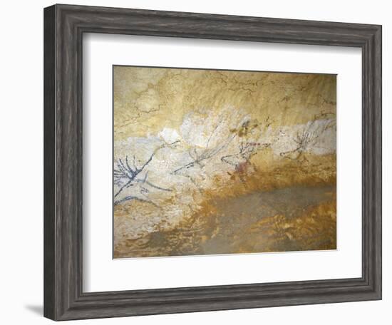 Cave Painting of Swimming Stags at Lascaux-null-Framed Photographic Print