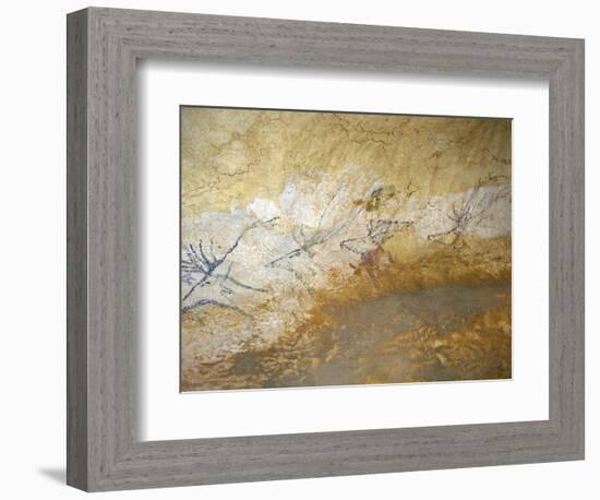 Cave Painting of Swimming Stags at Lascaux-null-Framed Photographic Print