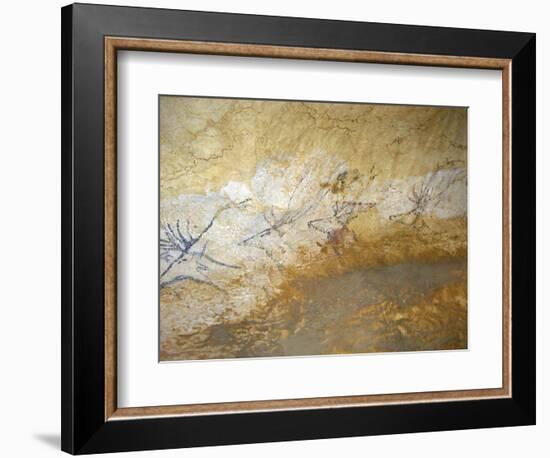 Cave Painting of Swimming Stags at Lascaux-null-Framed Photographic Print