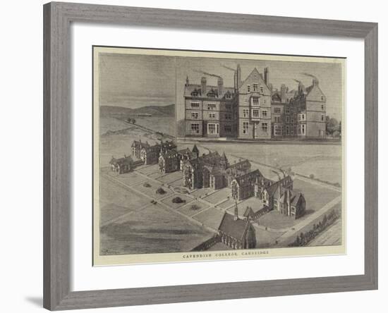 Cavendish College, Cambridge-null-Framed Giclee Print