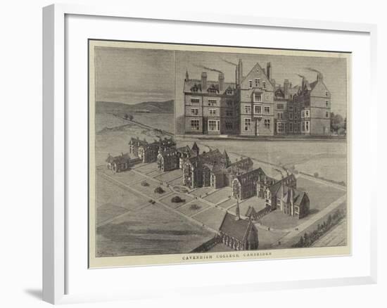 Cavendish College, Cambridge-null-Framed Giclee Print