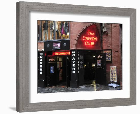 Cavern Club, Mathew Street, Liverpool, Merseyside, England, United Kingdom, Europe-Wendy Connett-Framed Photographic Print