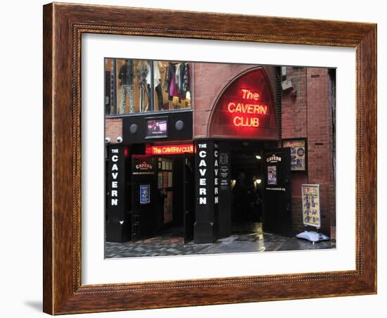 Cavern Club, Mathew Street, Liverpool, Merseyside, England, United Kingdom, Europe-Wendy Connett-Framed Photographic Print